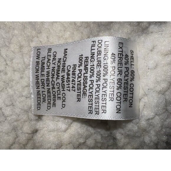 Natural Reflections, Womens Size Large Sherpa Lined Jean Jacket coat - Picture 7 of 7